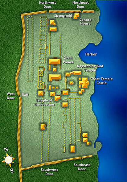 Mapa Tulum
