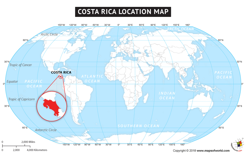 kde je kostarika